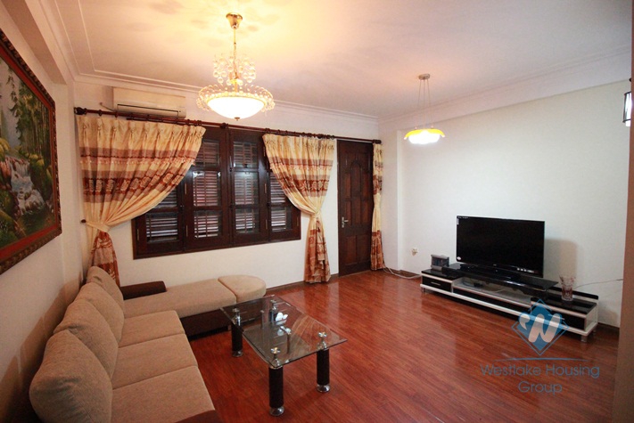 Newly renovated house with 05 bedrooms for rent in Xuan Dieu Street, Tay Ho, Hanoi.